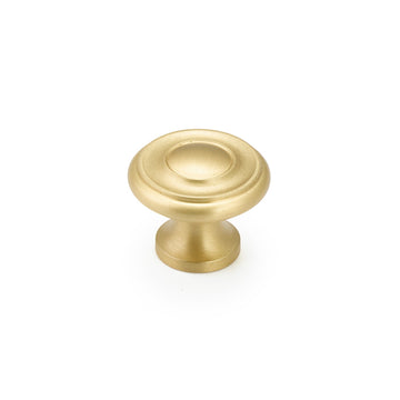 Schaub Colonial - Stepped Round Knob - 2 Sizes